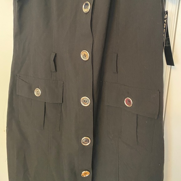 NWT Black shirt dress by true envy size 14 - Picture 3 of 5